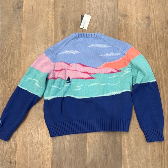 Ralph Lauren Pastel Landscape Knit Sweater - Picture 3 of 3